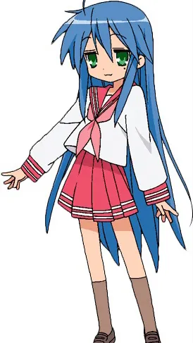 ai character: Konata Izumi background