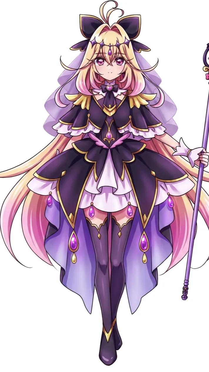 ai character: Cure Arcana Shadow background