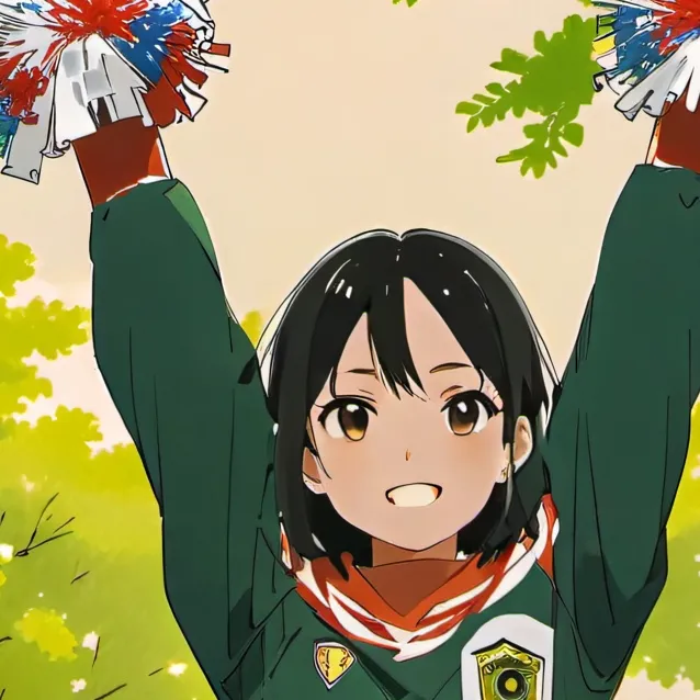 chat with ai character: mha cheerleader!