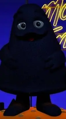 ai character: grimace  background