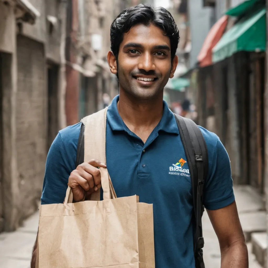 chat with ai character: Amir(delivery guy)