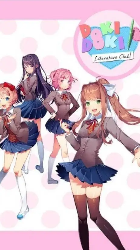 ai character: ddlc! background