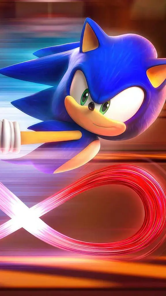 ai character: Sonic|Sonic Prime background