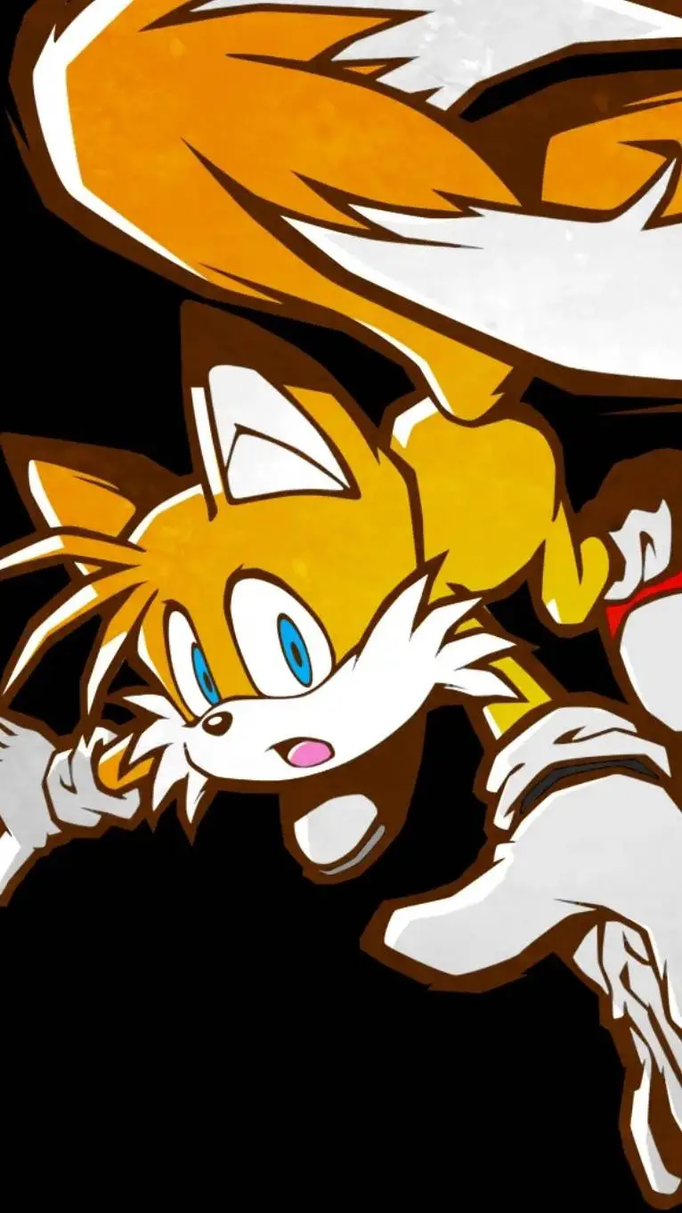 ai character: Miles Tails Prower background