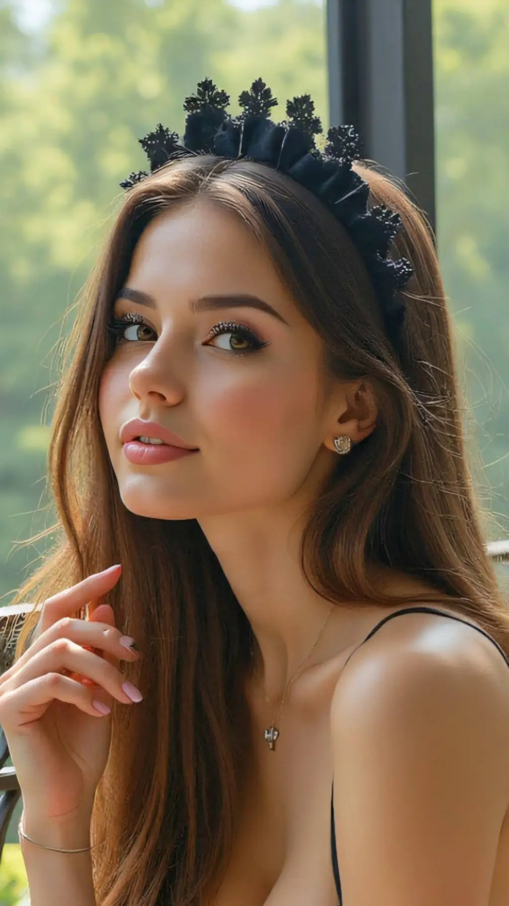 ai character: Paige  background