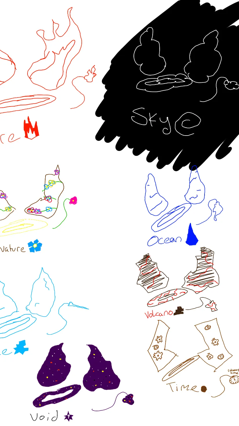 ai character: Angels + Demons background