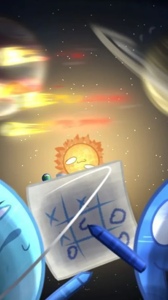 ai character: SOLARBALLS INFECT! background