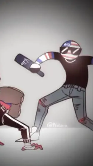 ai character: ! ~ AMERICA 2 ~ ! background