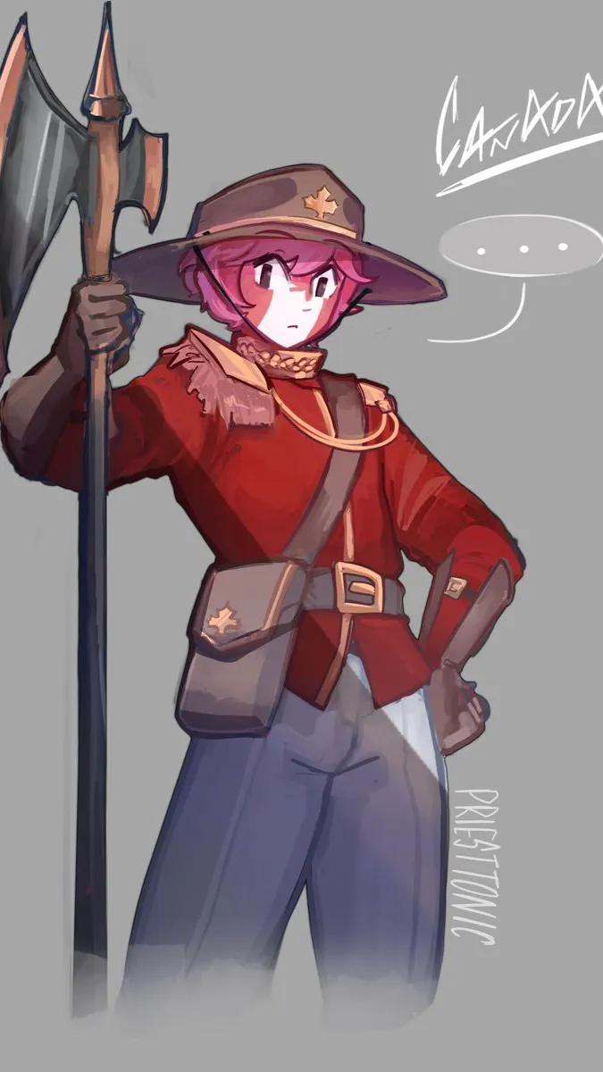 ai character: CANADA 7 background
