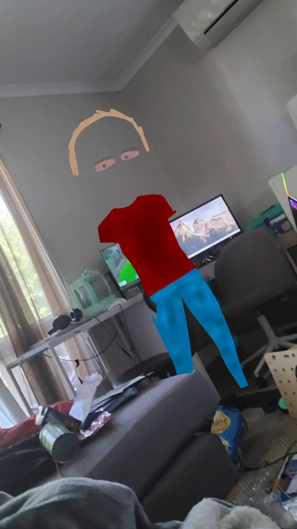 ai character: Null background