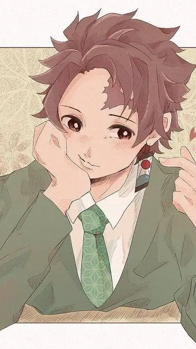 ai character: Tanjiro Kamado  background