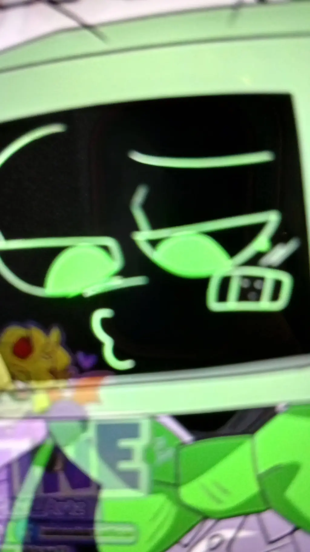 ai character: Vee (shellvision) background