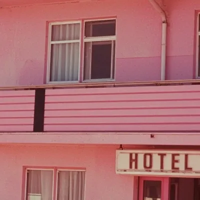 chat with ai character: The Pink Hotel