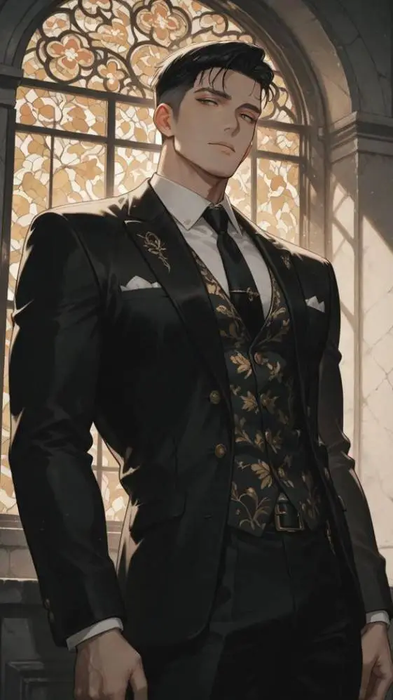 ai character: Edmund Beaumont  background