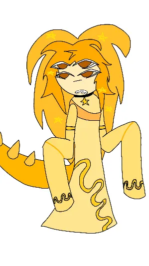 ai character: Starfruit dragon background