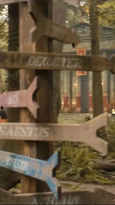 ai character: Camp Half-Blood. X background