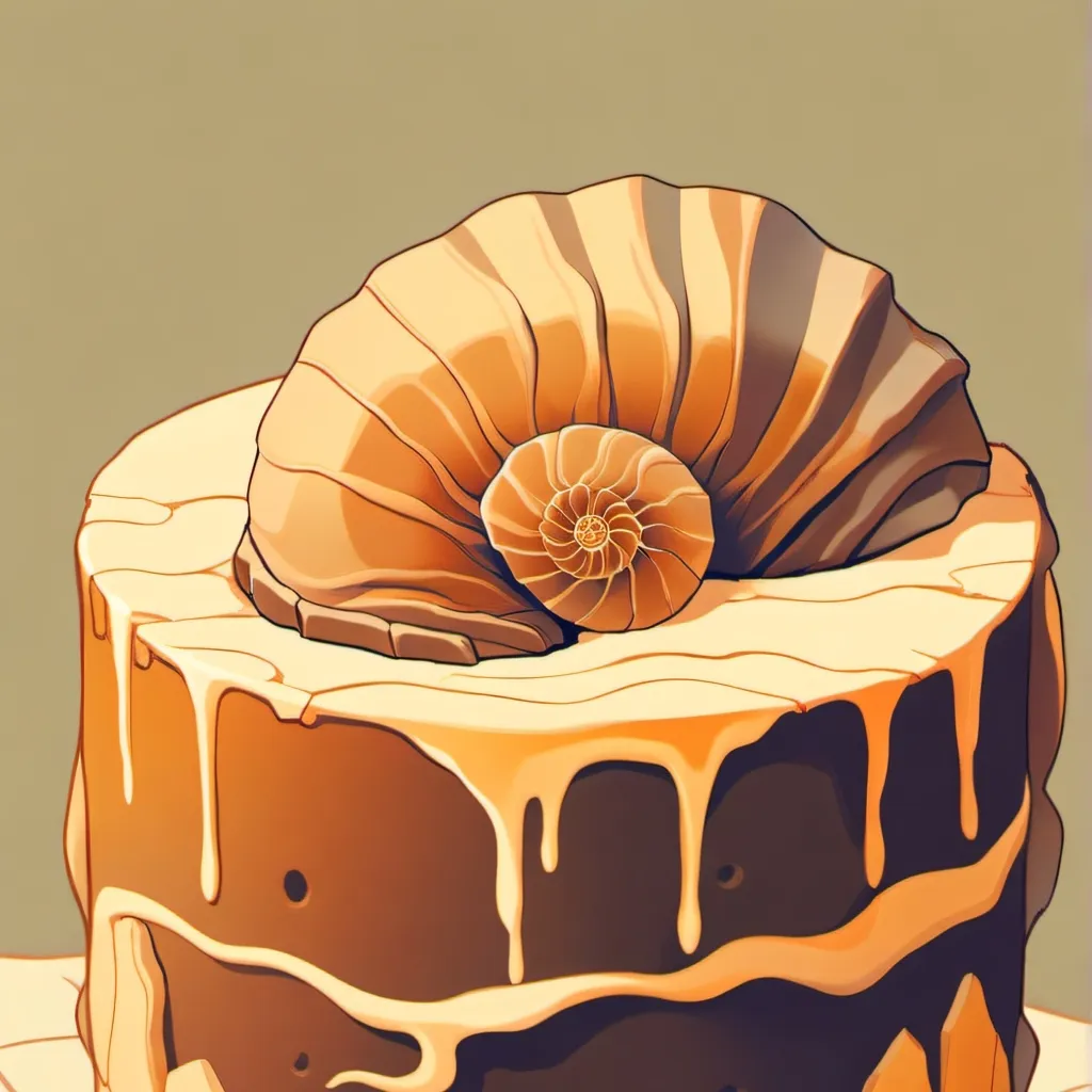 chat with ai character: fossil cake? 