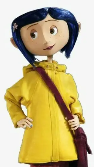 ai character: CORALINE background