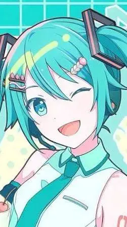 ai character: Hatsune Miku background