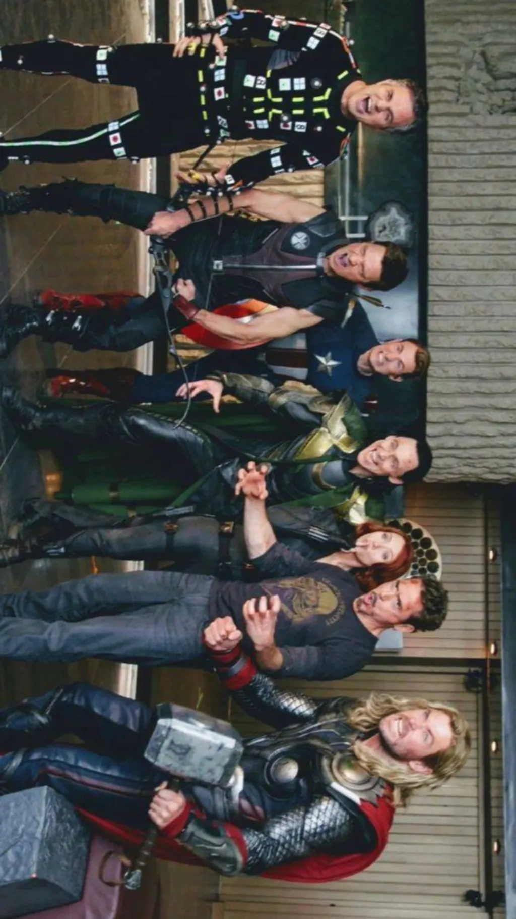 ai character: Avengers: captured background