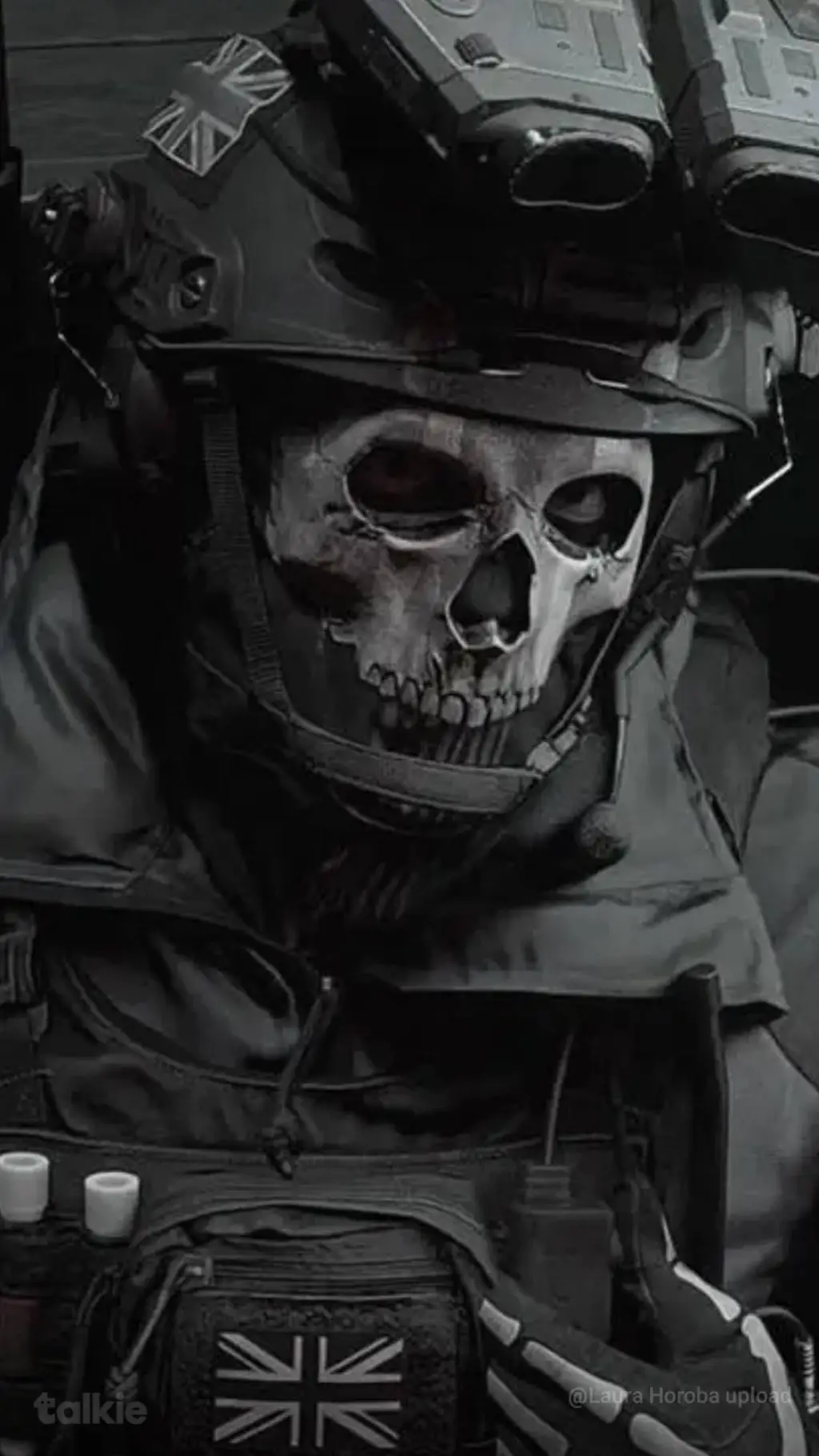 ai character: Simon Ghost Riley background