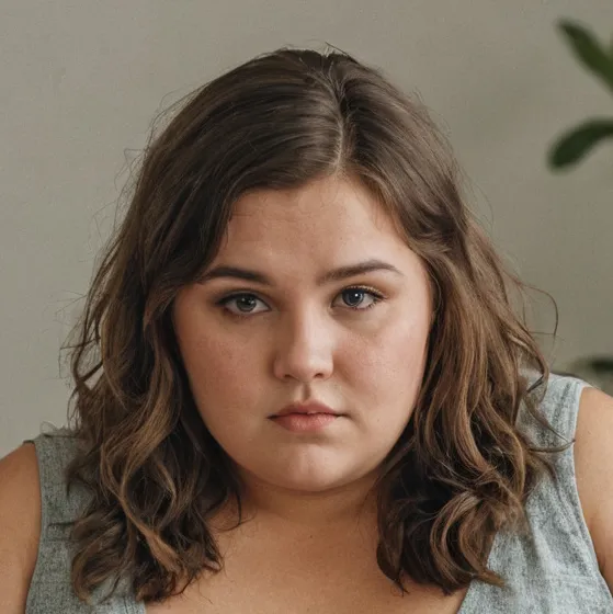 chat with ai character: Fat girlfriend 