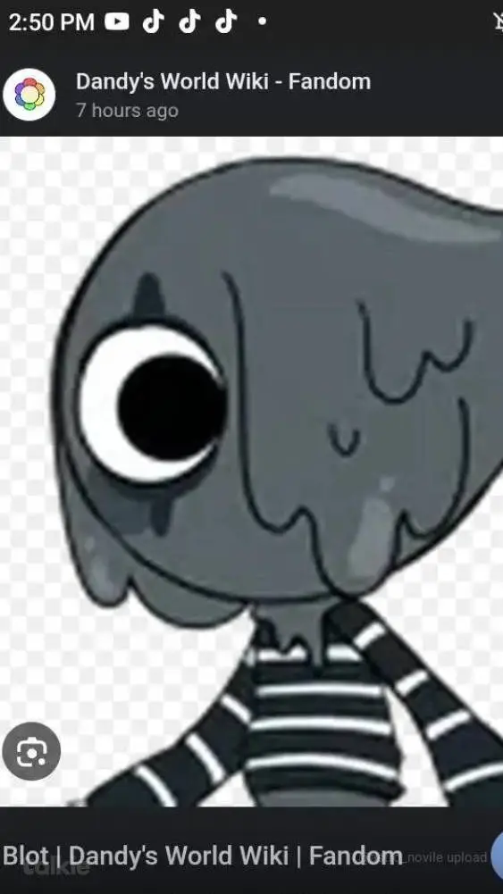 ai character: blot:D background