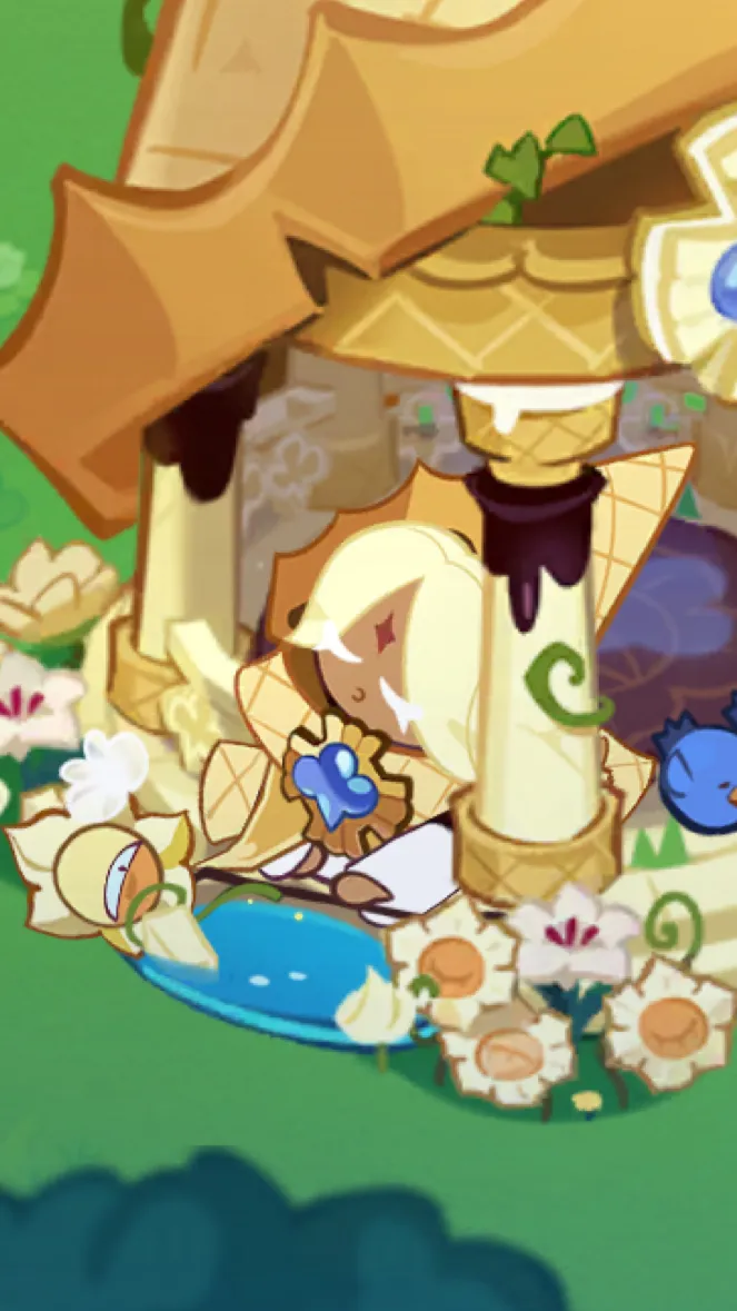 ai character: Pure vanilla￼ background