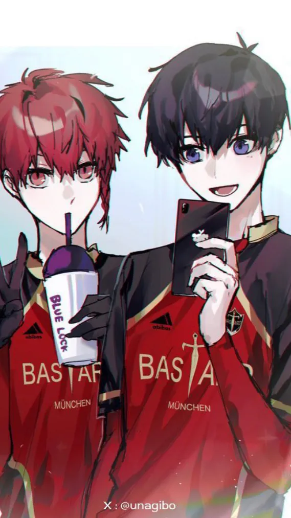 ai character: Isagi x Kurona  background