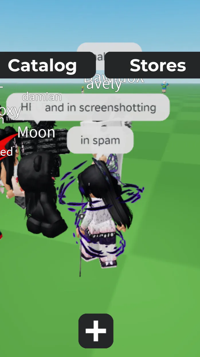 ai character: screenshot spammer background