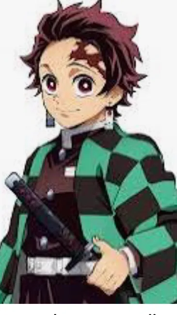 ai character: tanjiro background