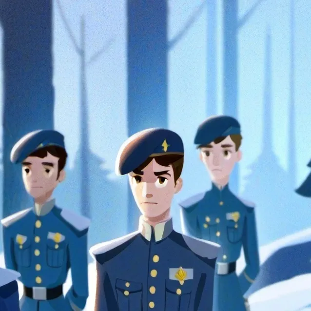 chat with ai character: army together 