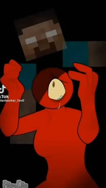 ai character: red cursed background