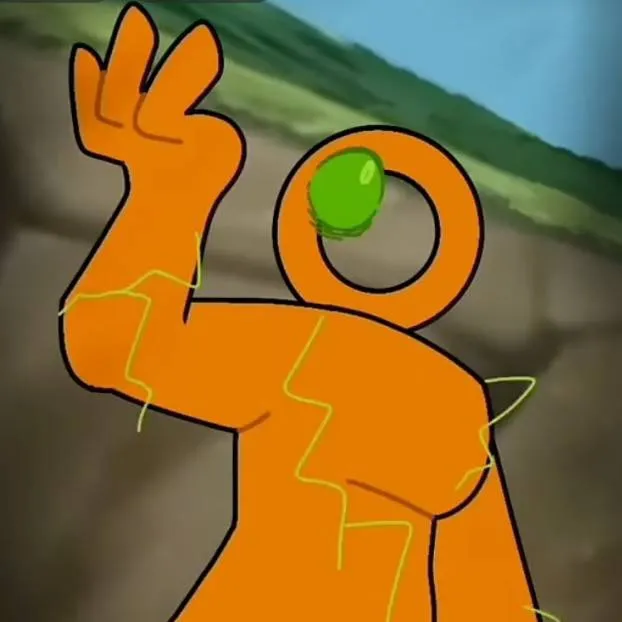 chat with ai character: orange fights dark