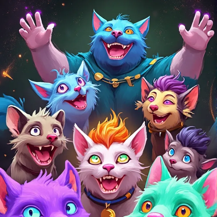 chat with ai character: smiling critters k