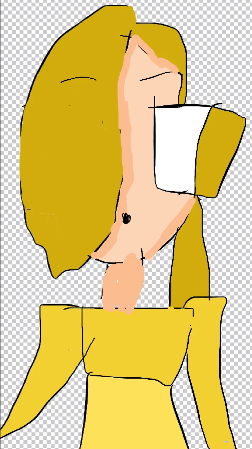 ai character: Goldie  background