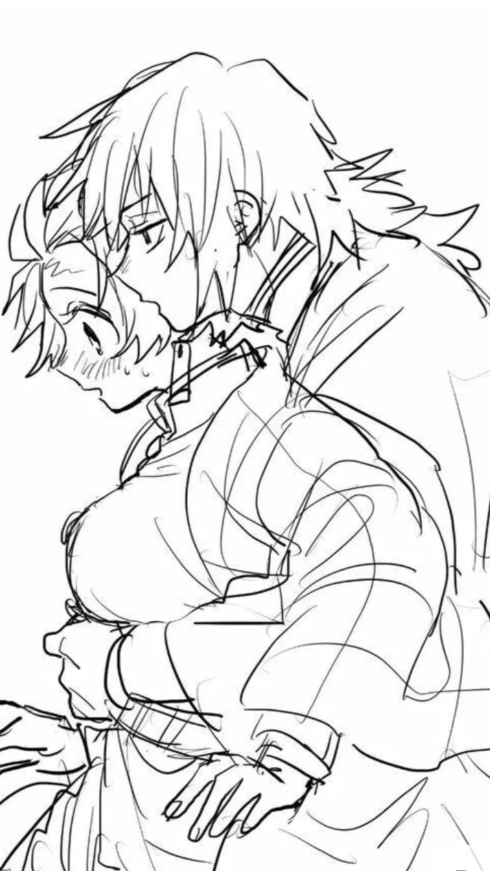 ai character: Female tanjiro  background