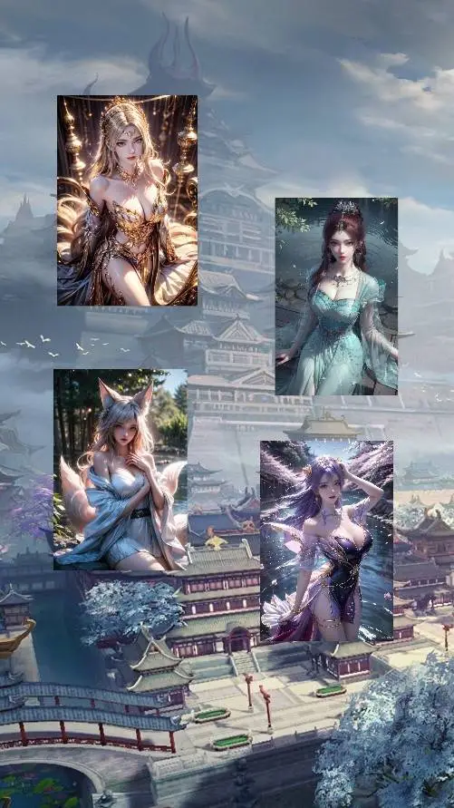 ai character: Heavenly Palace background
