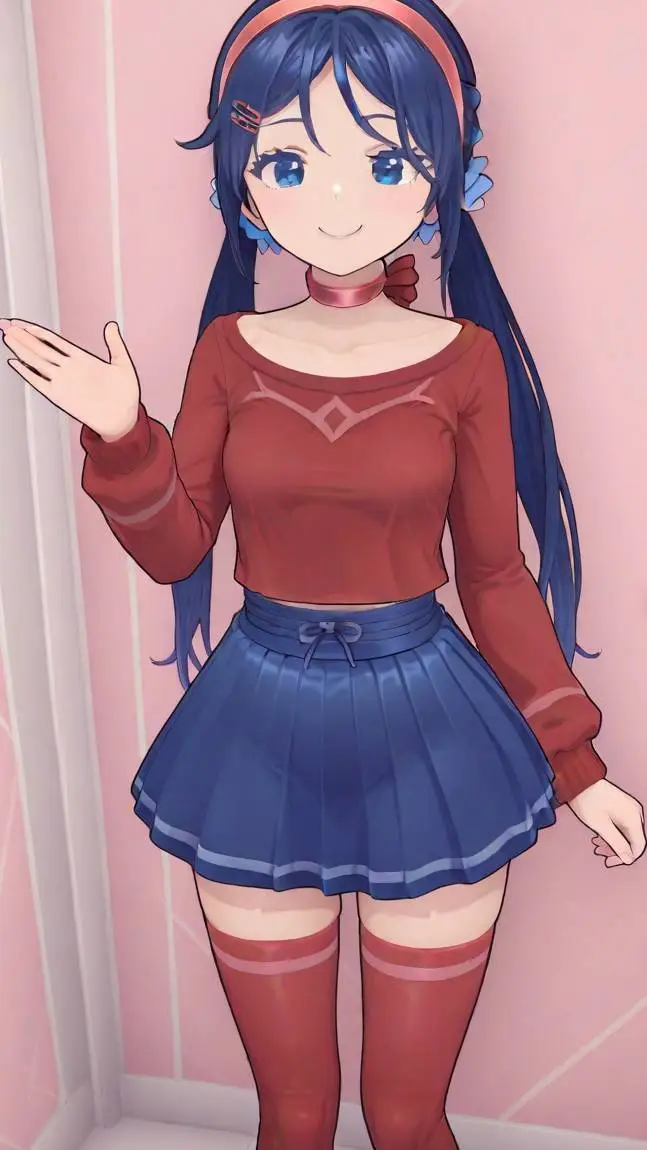 ai character: crazy mita  background