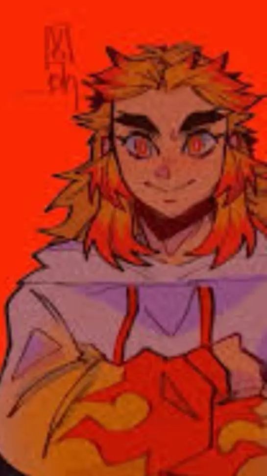 ai character: demon rengoku  background