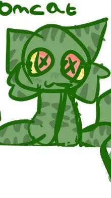ai character: zomcat  background