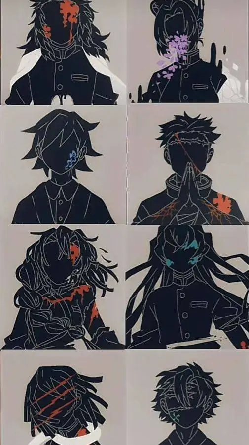 ai character: Demon hashira background