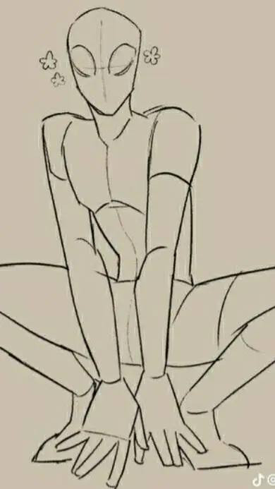 ai character: spiderverse background