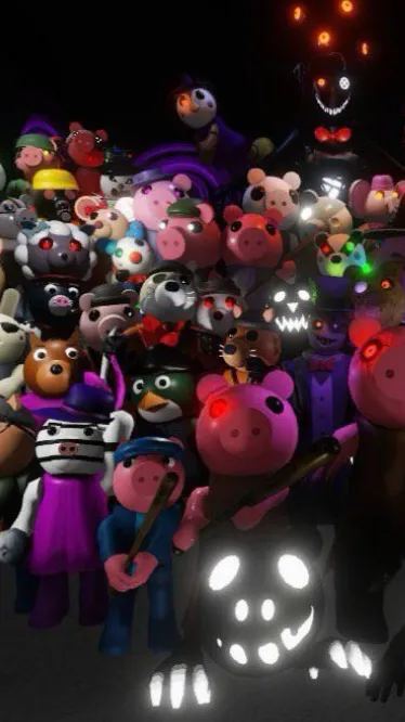 ai character: Roblox Piggy  background