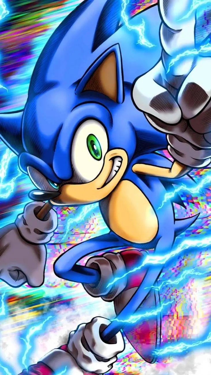 ai character: Sonic The hedgehog background