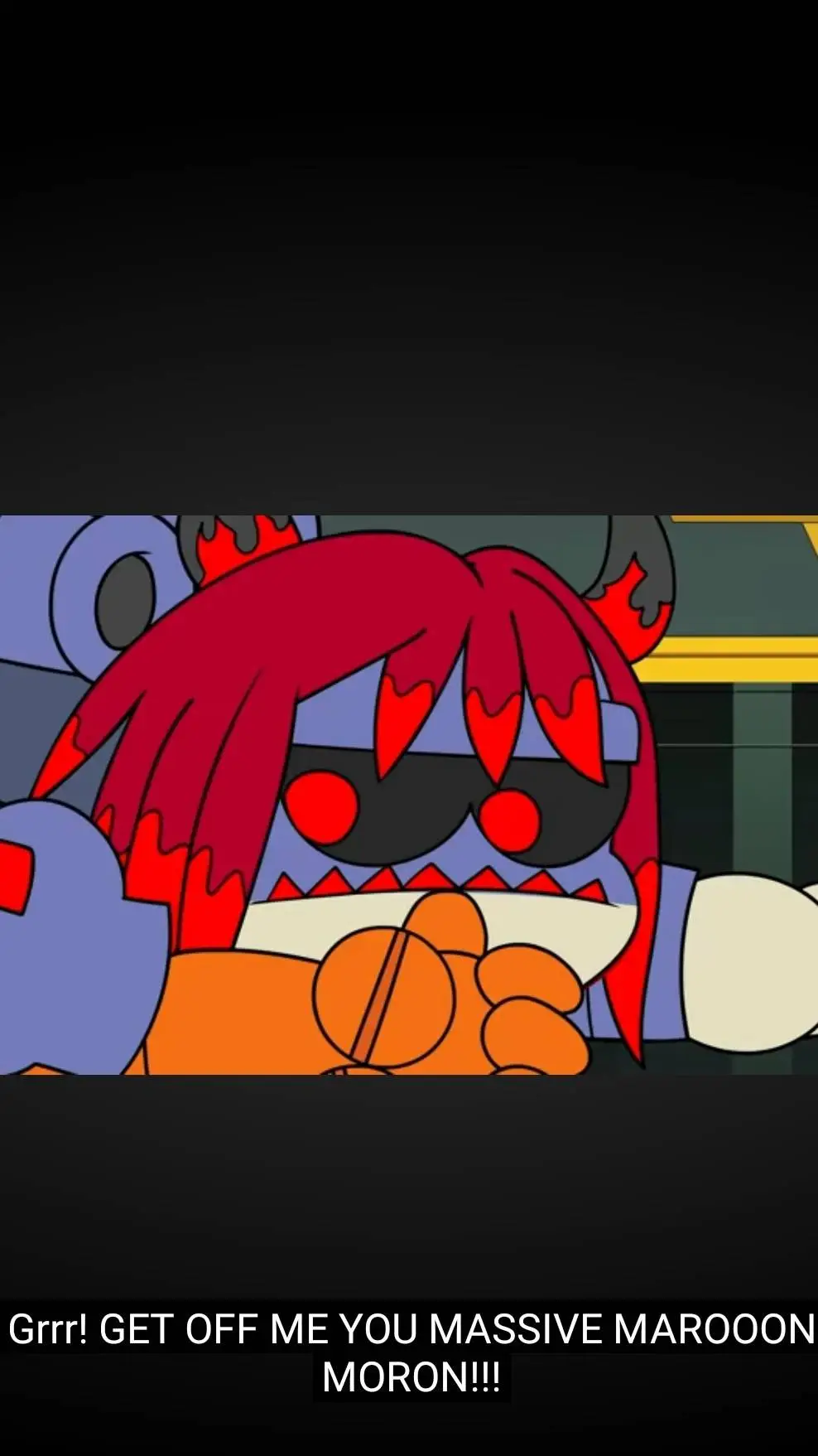 ai character: Kaiju knuckles  background