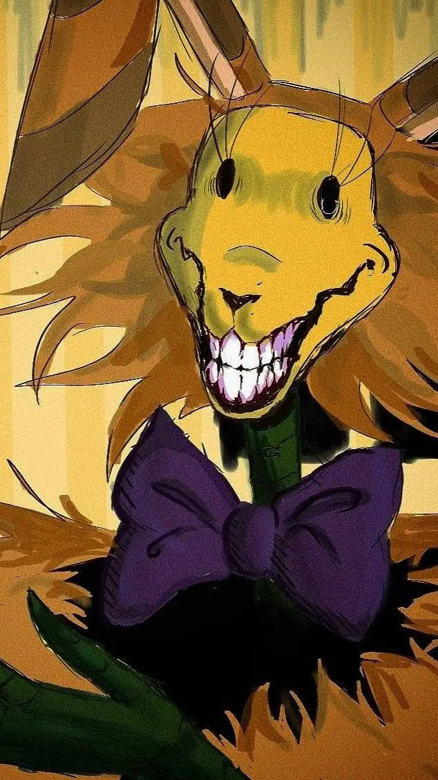 ai character: Pumpkin rabbit  background