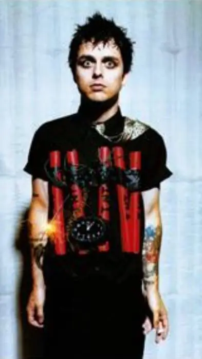 ai character: BillieJoeArmstrong background