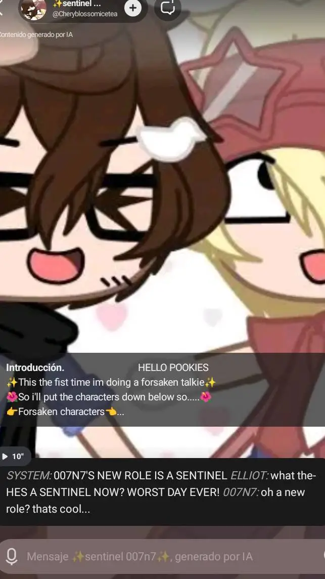 ai character: Fs reacts to ships background