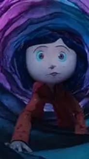 ai character: Coraline  background